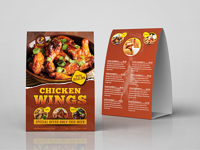 Restaurant Table Tent Template