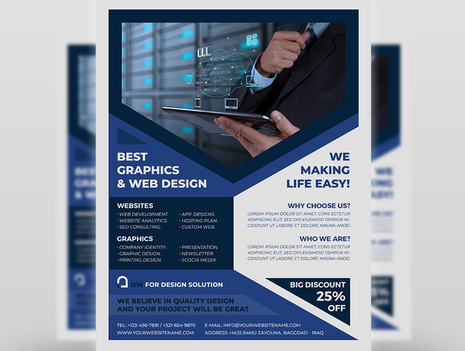 Dribbble - 02_Graphics_and_Web_Design_Flyer_Template.jpg by OWPictures