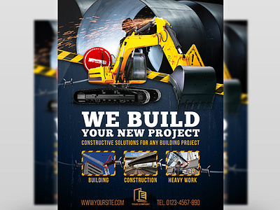 Construction Flyer Template