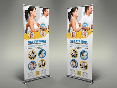 Fitness GYM Rollup Signage Banner Template athletics body building bodybuilding fitness fitness flyer flyer gym gym club gym flyer health man gym man sport modern modern flyer professional red red flyer sport sport flyer training