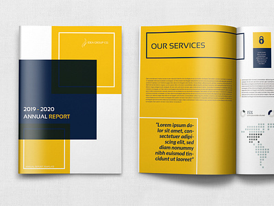 Annual Report Brochure Template