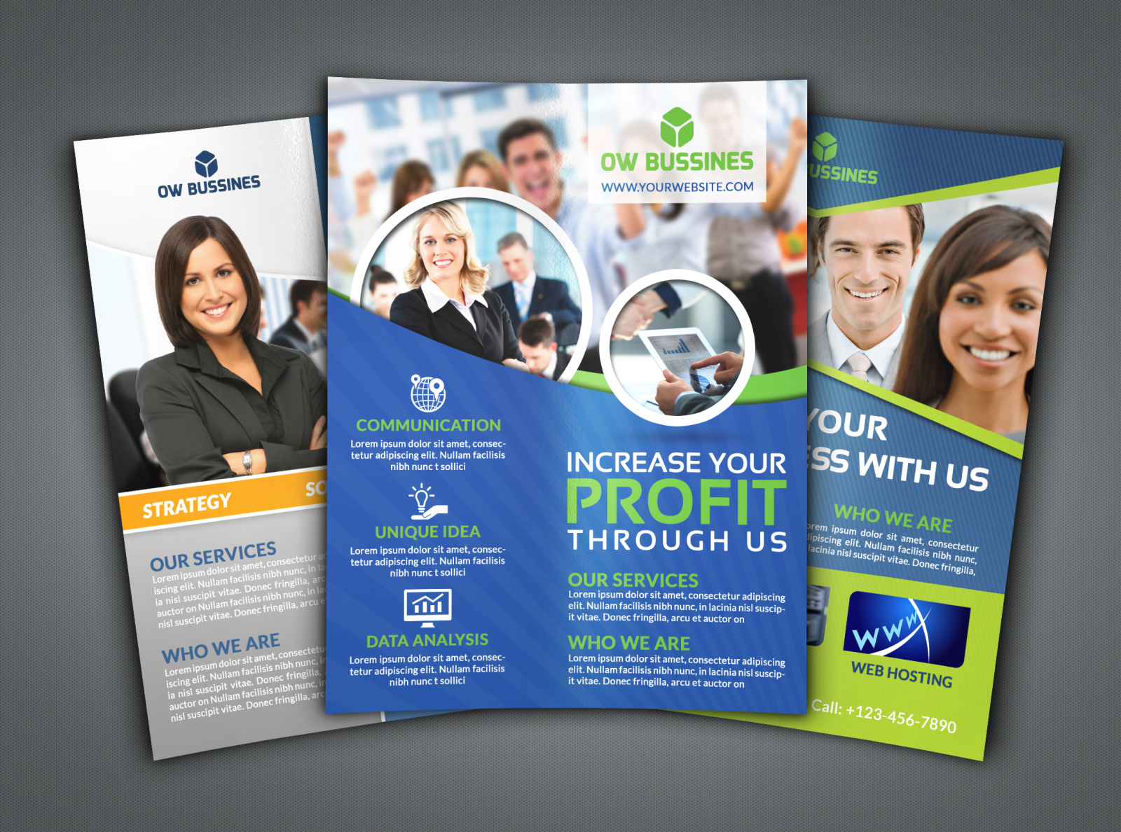 Corporate Business Flyer Bundle Template by OWPictures on Dribbble