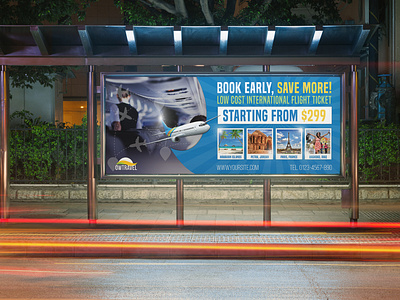 Travel Company Billboard Template