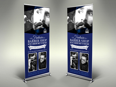 Barber Shop Signage Template