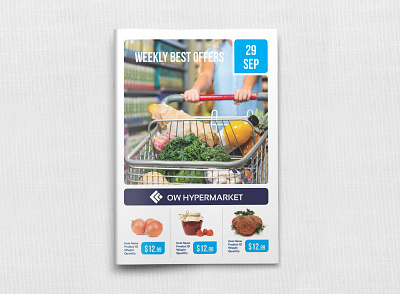 Supermarket Products Catalog Brochure Template catalog colorful colorfull cosmetics design drink drinks editable electronic electronics fashion food fruit indesign makeup market megamarket minimalist minimarket