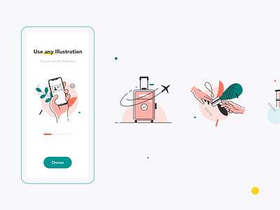 House Booking interaction mobile KIT onboarding illustrations android animation app branding design download gif illustration illustrations／ui illustrator interaction ios kit mobile app mobile app design motion onboarding ui8 video animation design walkthrough