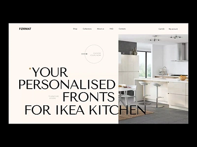 Format web site design interaction animated gif animation animation design design homepage design illustration interaction interaction design kitchen landing design motion motion graphic motiongraphics typogaphy typography ui ux video website design