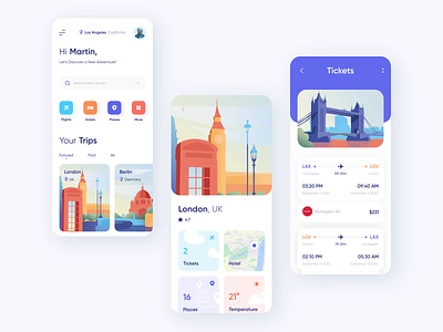 Trips manager ios mobile interaction application android animation app city illustration design illustration illustration design interactiondesign interactions ios mobile mobile design motion motion graphics motiongraphics travel app typography ui ux vector illustration
