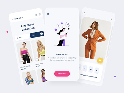 Clother mobile KIT for download android buy buyer clothes design ecommerce illustration ios mobile online orders shop store ui ui ux ui design ui8 uidesign ux