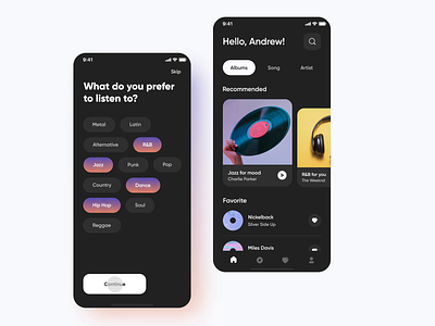 The Tone mobile interaction ae android animate animation app interaction interactive interface ios mobile mobile app design mobileinspiration motion motion design music play player ui ux vinyl