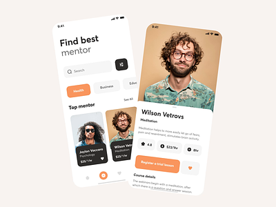 The Best Mentor mobile app design android android app animation app app design application design interaction ios ios app mobile mobile app mobile app design mobile application mobile apps mobile design mobile ui motion ui ux