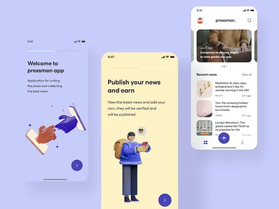 The Pressmen mobile application android android app android app design android design app app design application application ui ios app mobile mobile app mobile app design mobile design mobile ui ui uiux user interface userinterface userinterfaces ux