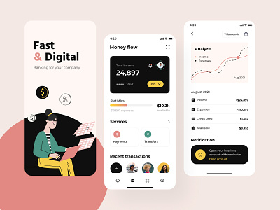 Fast and Digital mobile app design