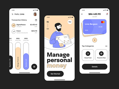Personal money optimisation app app app design application design illustration ios mobile mobile app mobile app design ui ui design user experience user interface ux ux design