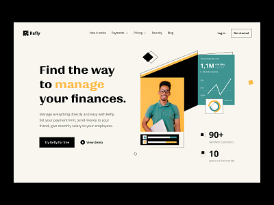 The Refly Home Page By Taras Migulko On Dribbble