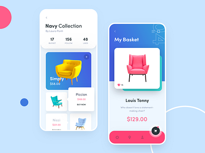 Chairs mobile shop android blue button buy chair chairs design eccommerce ecommerce app estore ios iphone iphone x mobile red shop store typography ui ux