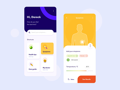 Body application mobile interaction activity android animation button design graph heart illustration illustration design illustrations interaction ios mobile mobile app mobile ui motion typography ui ux yellow