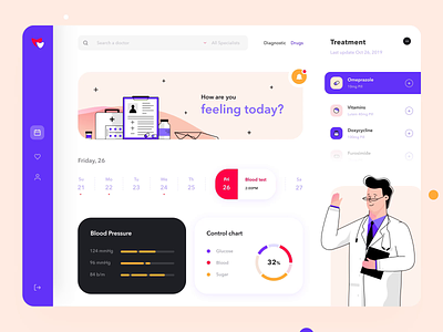 Medicine dashboard design interaction ae after aftereffect animation button design doctor doctors gif illustration interaction interaction design interactive mobile motion pills typography ui ux web