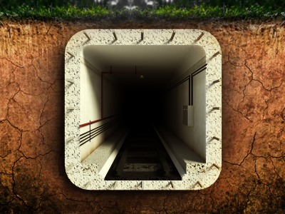 Abandoned Subway - iOS Icon subway icon ios iphone ipad abandoned subway ios icon ipod touch