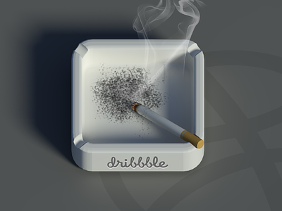 Ashtray iOS Icon ashtray ashtray ios icon cigarette icon ios ios icon ipad iphone ipod touch smoke smoking