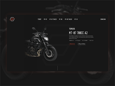 Starter Location Motorcycle rental design location moto motor motorbike motorcycle rent rental ui uiux ux vector web