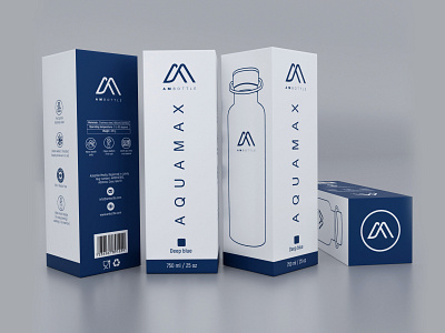 AM Bottle Packaging Box 3d box boxdesign branding creative packaging creativebox design graphic design pacakging box packaging packaging illustration packagingart painting product design