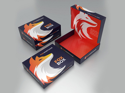 The Fox Box - Closing Gift for Clients 3d box boxdesign branding creative packaging creativebox design graphic design pacaging pacakging box packaging packaging illustration packagingart painting product design