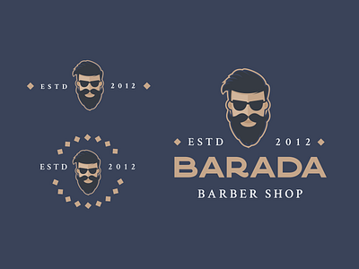 BARADA - Barbershop Logo