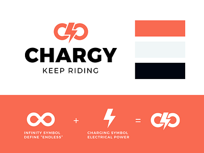 Chargy - Keep Riding brand brand design brand identity branding branding design logo logo design logodesign logos visual identity