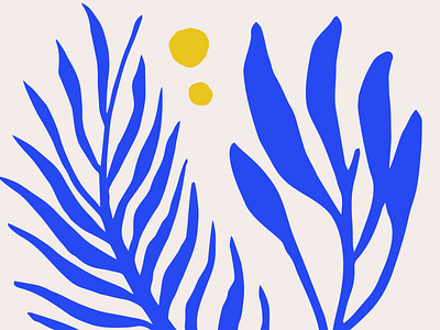 Blue leaf motif blue clean color drawing flat illustration leaf logo minimal nature organic pattern shape vector