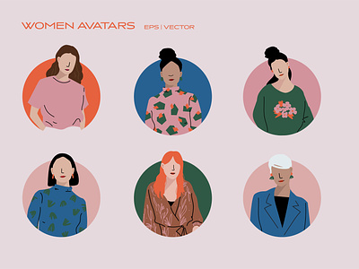 Women Avatars - Icon Set