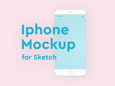 Minimal Iphone mockup - Sketch app app interface ios minimal mobile mockup sketch ui ui design ux design