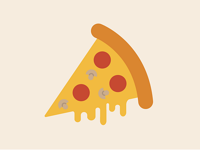 Pizza illustration pepperoni pizza vector