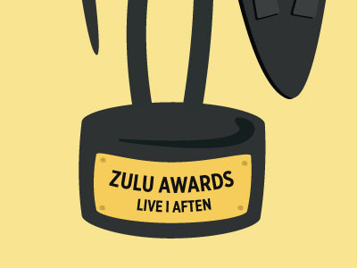 Zulu Awards illustration tv2 zulu vector zulu awards