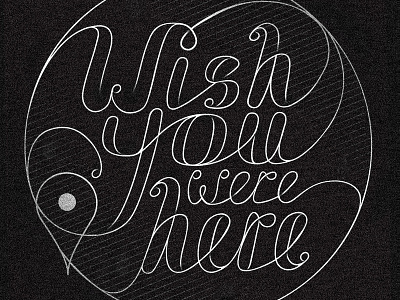 Wish You Were Here corona covid line linework noise postcard quote texture type type art typographic typography typography design wish you were here