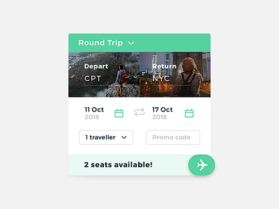 Daily UI #068 - Flight Search airline airplane app challenge dailyui design flight search ui ux