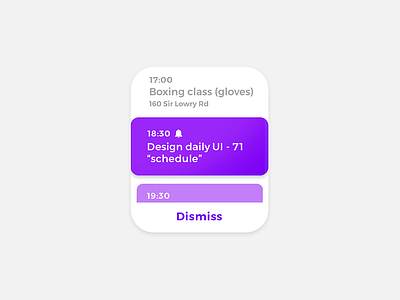 Daily UI #071 - Schedule app calendar challenge dailyui design schedule sketch sketchapp ui uichallenge ux watch