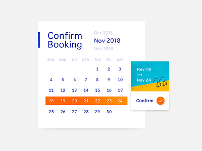 Daily UI #080 - Date Picker app booking calendar challenge confirm date design holiday interface picker time ui ux wireframe