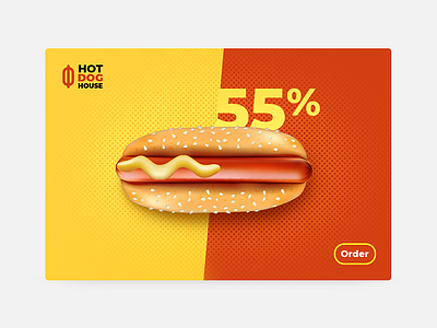 Daily UI #086 - Progress Bar bar challenge daily design dog hotdog illustration interface loading restaurant ui ux wiener