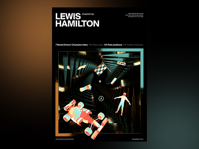 Lewis Hamilton poster