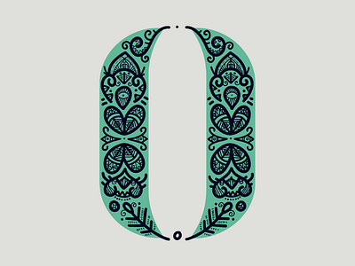 36 Days Of Type - 0 0 36 days of type 36daysoftype dropcap flourish lettering ornamental ornaments