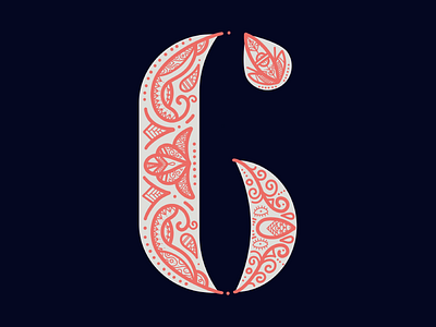 36 Days Of Type - 6 36 days of type 36daysoftype 6 dropcap flourish lettering ornamental ornaments