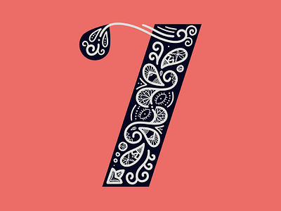 36 Days Of Type - 7 36 days of type 36daysoftype 7 dropcap flourish lettering ornamental ornaments