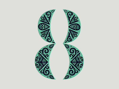 36 Days Of Type - 8 36 days of type 36daysoftype 8 dropcap flourish goodtype i lettering ornament patterns type