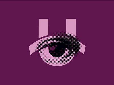 U Stage Logo Concept 2018 concept design eye eye catching eyeball logo logo concept logo design mongolia stage theatre u letter u logo