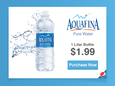 Product Preview - Aquafina pepsi water