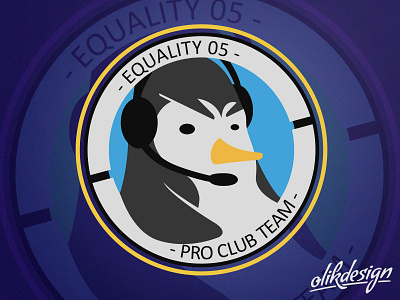 Equality05 - Pro Club Team Logo 05 club equality fifa gaming illustration logo pinguin pro proclubteam team vector