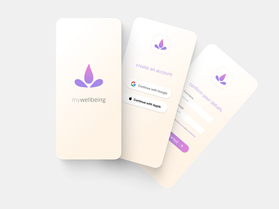 Work in progress app branding design ui