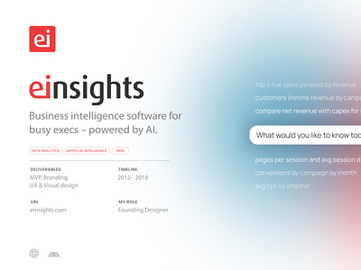 Einsights – Business Intelligence powered by AI