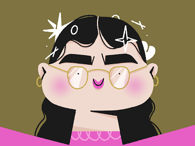 serve ✨ character character design girl girl character girl power glasses illustration woman